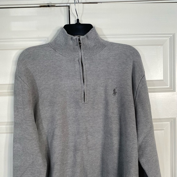 Polo Ralph Lauren Pima Cotton Quarter-Zip Sweater - Picture 4 of 11